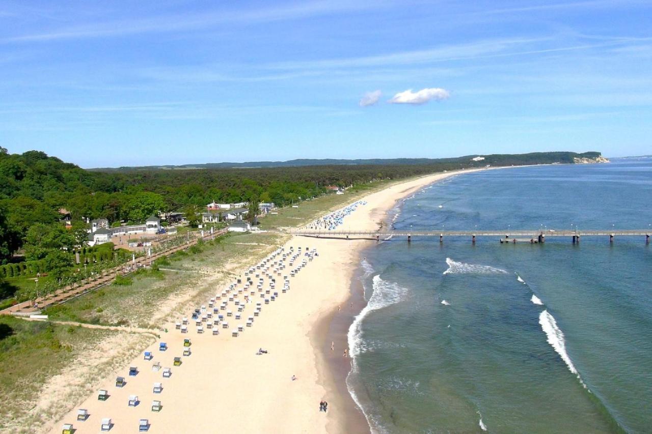 Strandnah, Balkon, Ahoi Erlebnisbad In Sellin Gratis - Strandresidenz Brandenburg Fewo 08 Apartment Gohren Bagian luar foto